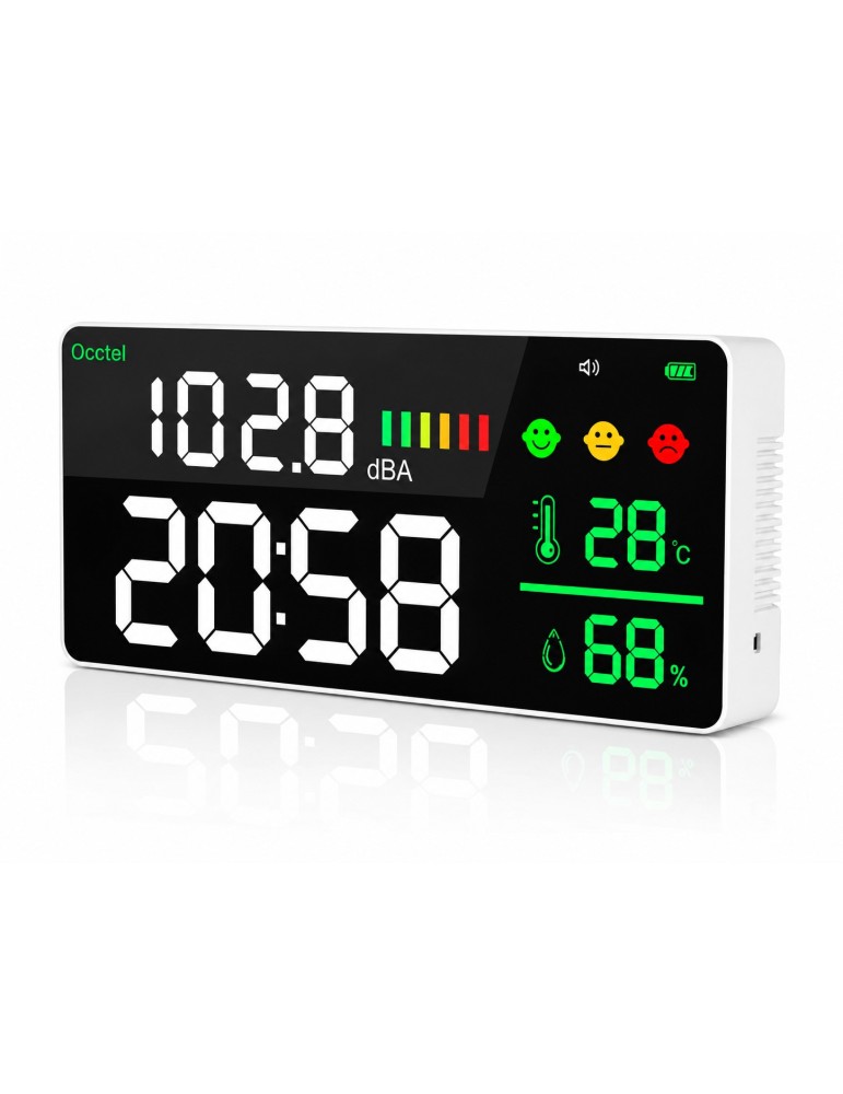 Atmoss CONTR-132 Medidor Decibelios WiFi Tuya 30-130 dBA