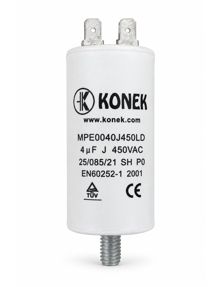 Konek condensador 4 µF 450V para motor CPM4MF