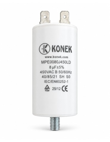 Konek condensador 8 µF 450V motor CPM8MF