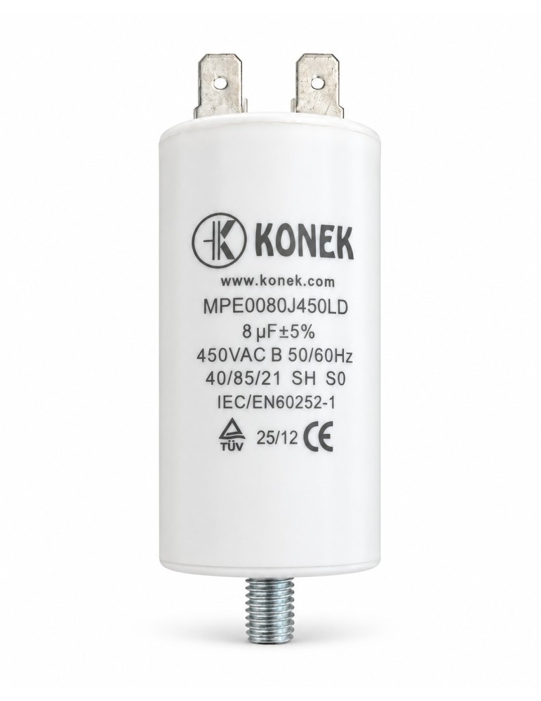 Konek condensador 8 µF 450V motor CPM8MF