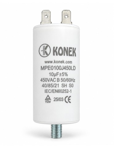 Konek condensador 10 µF 450V motor CPM10MF