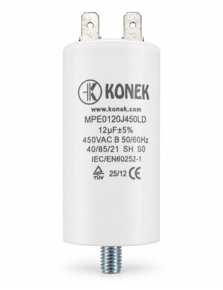 Konek condensador 12 µF 450V motor CPM12MF