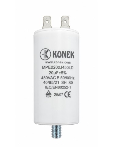 Konek condensador 20 µF 450V motor CPM20MF
