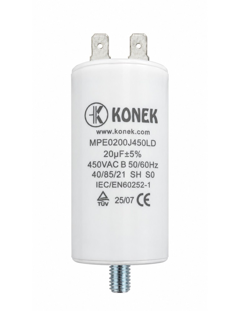 Konek condensador 20 µF 450V motor CPM20MF