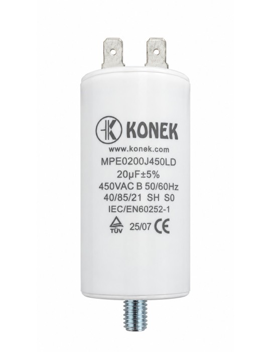 Konek condensador 20 µF 450V motor CPM20MF