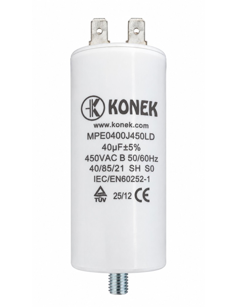 Konek condensador 40 µF 450V motor CPM40MF