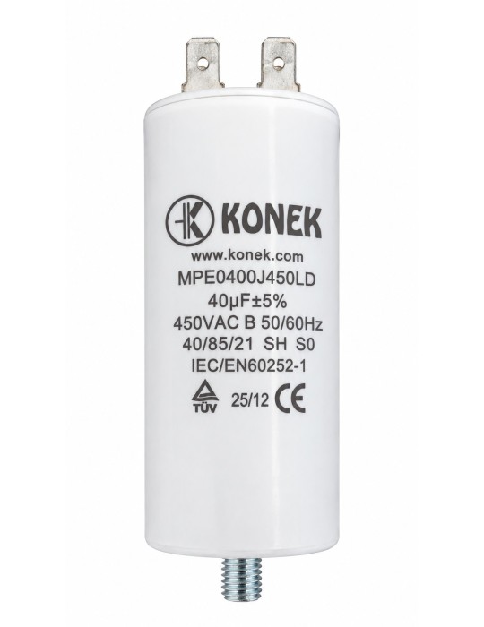 Konek condensador 40 µF 450V motor CPM40MF