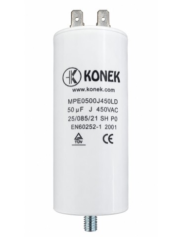 Konek condensador 50 µF 450V motor CPM50MF