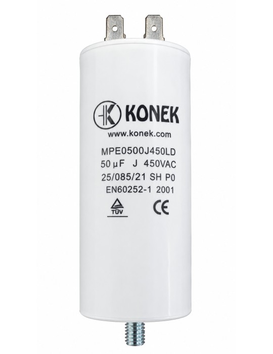 Konek condensador 50 µF 450V motor CPM50MF
