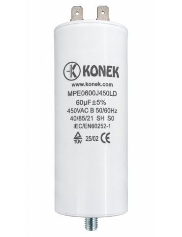 Konek condensador 60 µF 450V motor CPM60MF