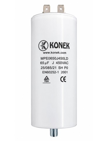 Konek condensador 65 µF 450V motor MPE0650J450LD