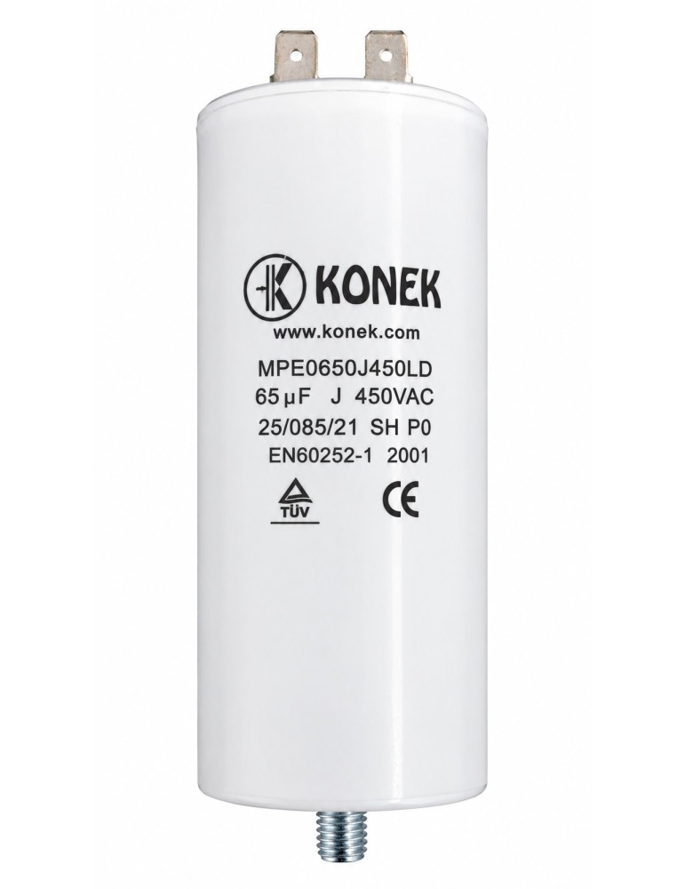 Konek condensador 65 µF 450V motor MPE0650J450LD