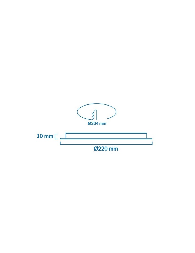 ATMOSS DOWNLIGHT SAMSUNG REDONDO 18W PLATA DOW-276