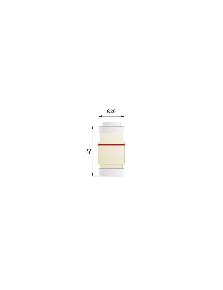 GAVE CARTUCHO FUSIBLE NEOZED 80A 43F80