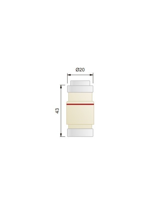 GAVE CARTUCHO FUSIBLE NEOZED 80A 43F80