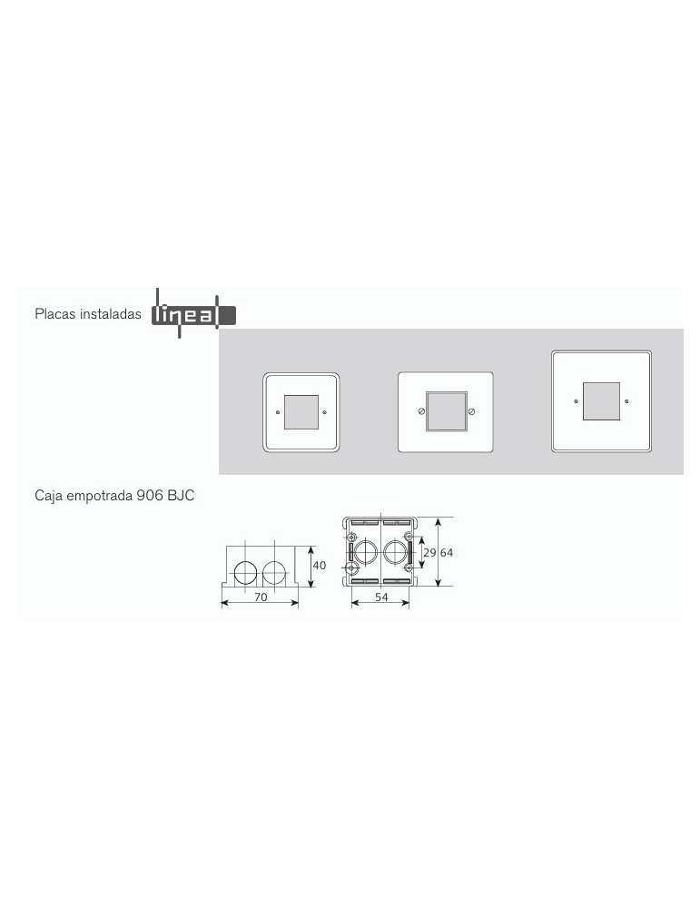 BJC Rehabitat Lineal Marco 2 Elementos blanco 16652-B