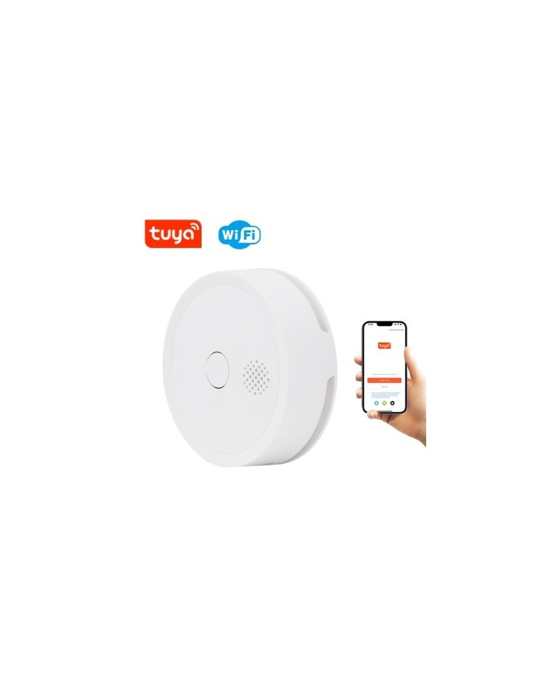 Atmoss Detector de Humo con Alarma WIFI TUYA SGR-028
