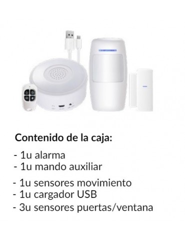 Atmoss Kit de alarma WIFI TUYA SGR-001