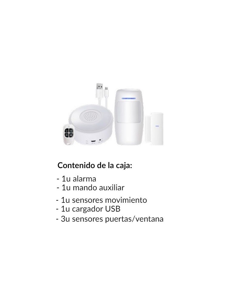 Atmoss Kit de alarma WIFI TUYA SGR-001