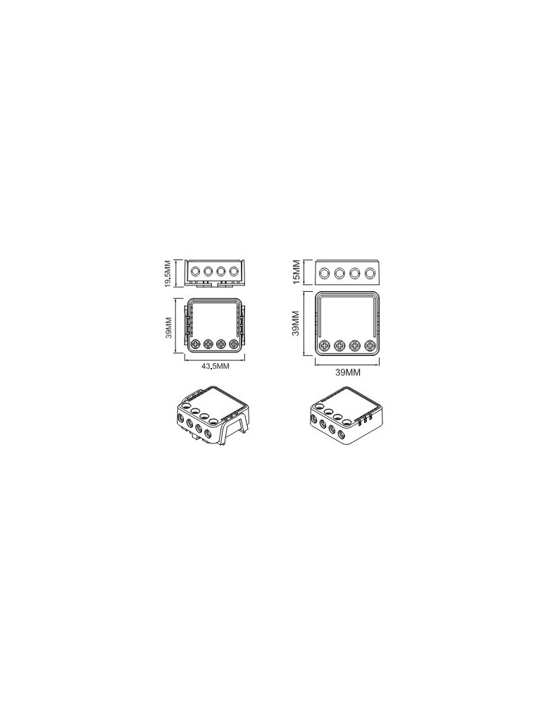 Atmoss Pastilla Interruptor Mini WIFI TUYA CONTR-054