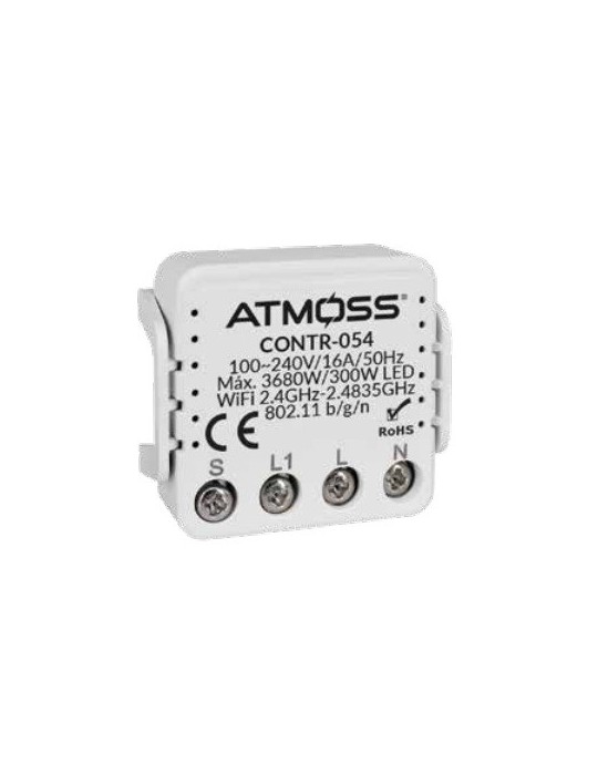 Atmoss Pastilla Interruptor Mini WIFI TUYA CONTR-054