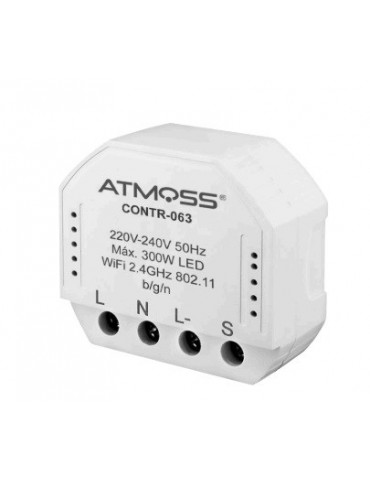 Atmoss Pastilla Regulador TRIAC WIFI TUYA 300W CONTR-063