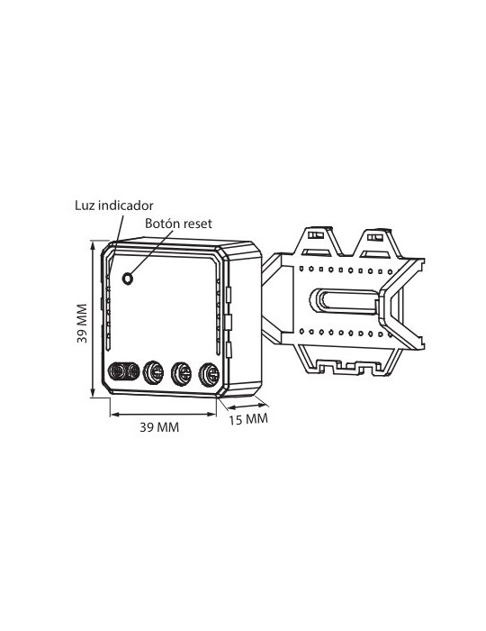 Atmoss Pastilla Telerruptor Mini WIFI TUYA CONTR-071