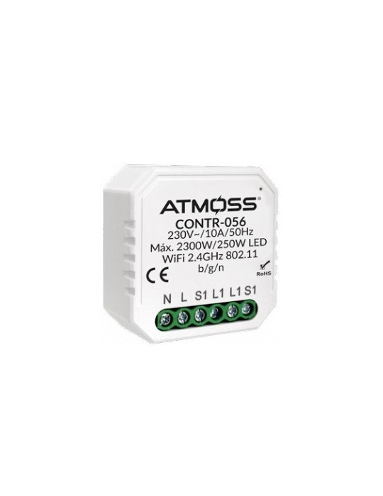 Atmoss Pastilla Pulsadro cerraduras electrónicas WIFI TUYA CONTR-056