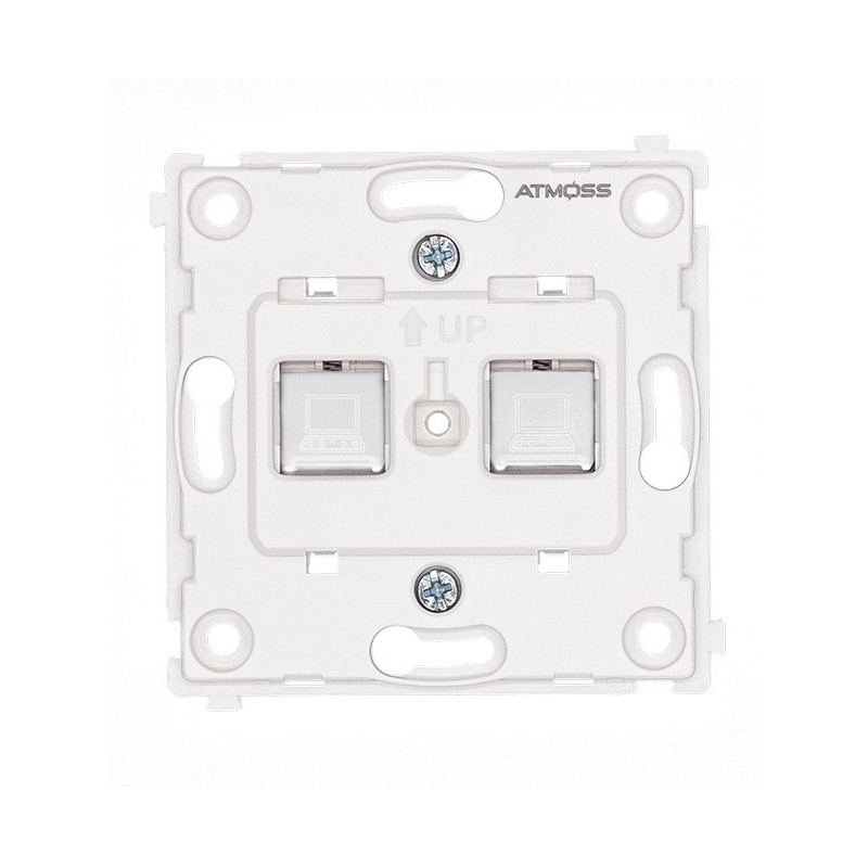 ATMOSS DYNAMIC ART BASE DOBLE RJ45 BL S40.516.10