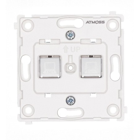 ATMOSS DYNAMIC ART BASE DOBLE RJ45 BL S40.516.10