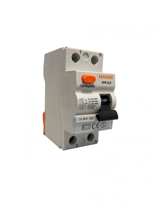 Maxge Diferencial 2P 25A 30mA AC 6kA EPR2CE025030