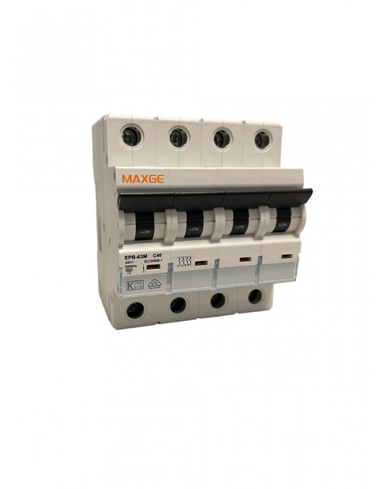 Maxge Magnetotérmico 4P curva C 6kA EPB63M4C16