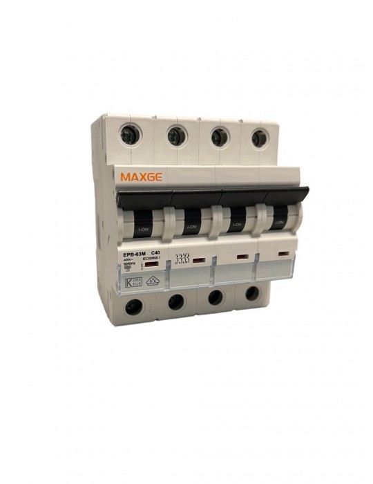 Maxge Magnetotérmico 4P curva C 6kA EPB63M4C16