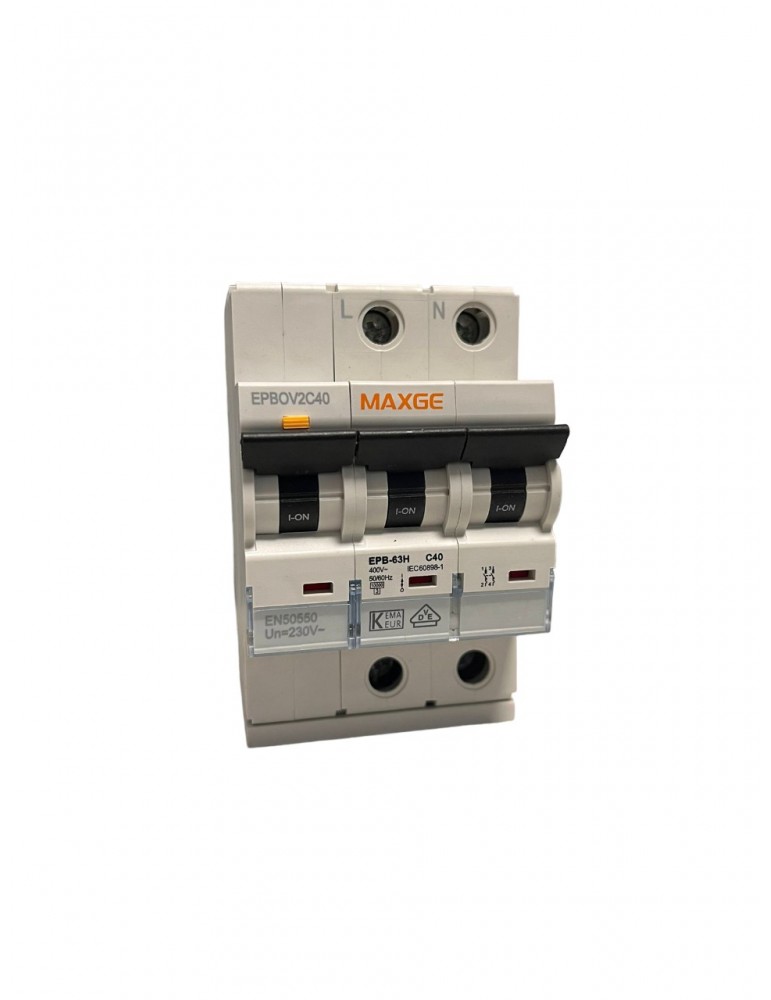 Maxge Protector Sobretensión Permanente IGA 2P 40A EPBOV2C40