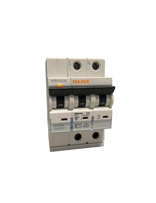 Maxge Protector Sobretensión Permanente IGA 2P 40A EPBOV2C40