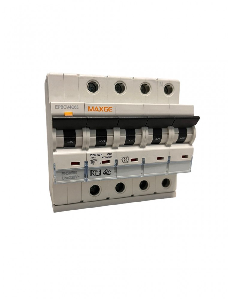 Maxge Protector sobretensión IGA 4P 63A EPBOV4C63