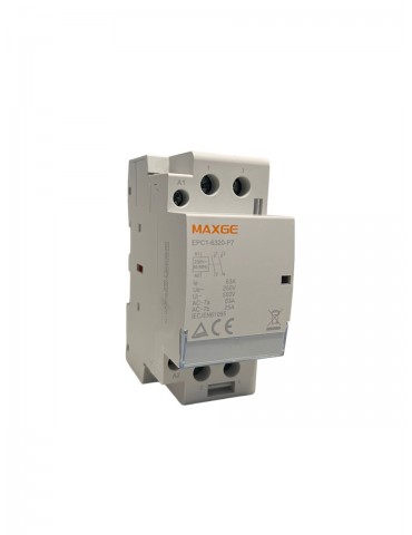 Maxge Contactor 2P 63A 230VAC EPC1-6320-P7