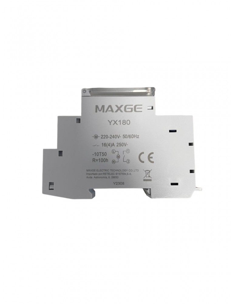 Maxge Interruptor horario reserva 100h YX180