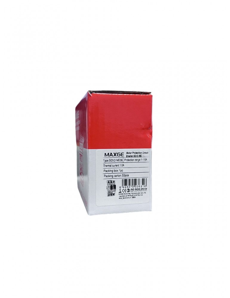Maxge Guardamotor SGVND2M. Rango: 1-1,6 A.