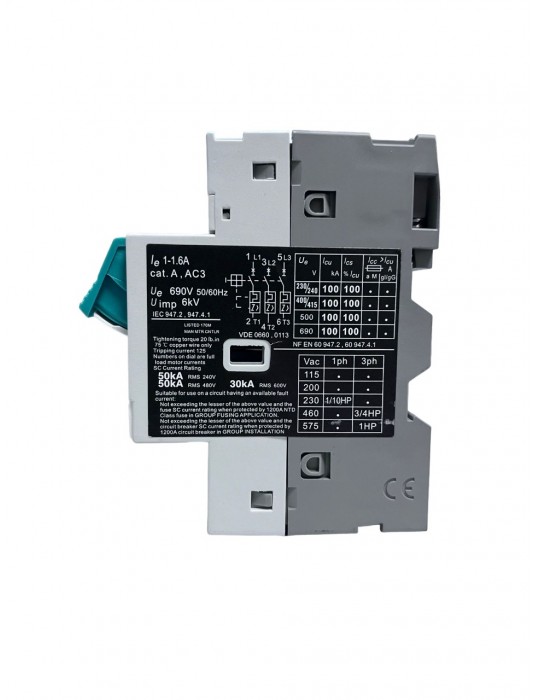 Maxge Guardamotor SGVND2M. Rango: 1-1,6 A.