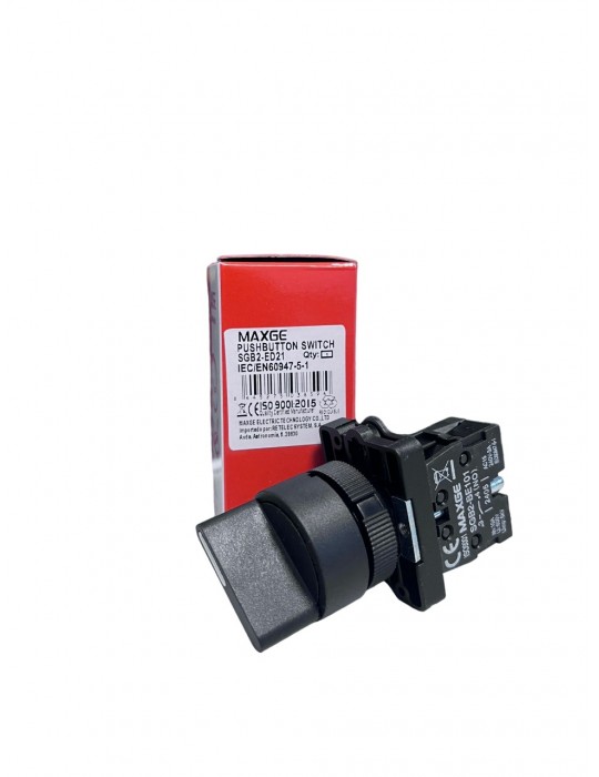 Maxge selector 2 posiciones NO SGB2-BE101