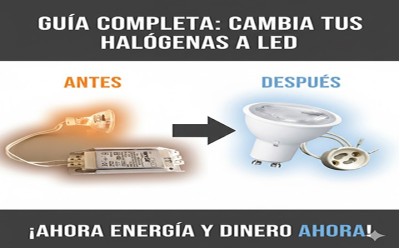 Cómo cambiar halógenas por LED GU10 + guía paso a paso y mejores bombillas LED